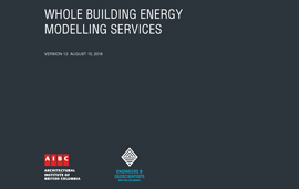 Practice Guidelines on Whole Building Energy Modelling Services Released